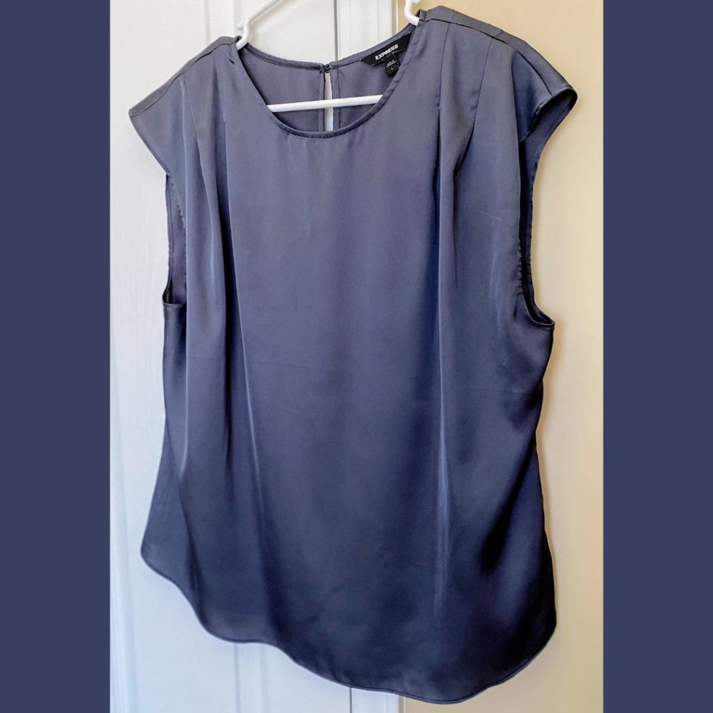 Silky Grey Top